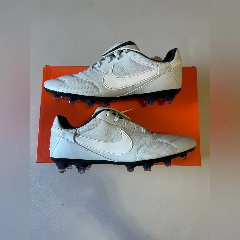 Nike Premier 3 FG Leather Soccer Cleats US M 8 W 9.5 - Picture 2 of 6